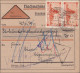 Saargebiet:Paketkarte Saarbrücken 1931; MiNr. 143 MeF - Briefe U. Dokumente