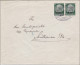 Elsass: Einschreiben Mühlhausen Nach Wiesbaden 1941 Bahnpoststempel - Besetzungen 1938-45