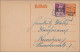 Bahnpost: Ganzsache Von Würzburg Nach Rosenheim 1920 Mit Zugstempel - Lettres & Documents