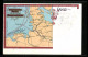 AK Cuxhaven, Übersichtskarte Der Deutschen Nordseebäder  - Cuxhaven