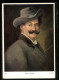 AK Komponist Johann Strauss Mit Hut Im Portrait  - Entertainers