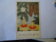 SWEDEN  POSTCARDS GREETING CHRISTMAS 1958 POSTMARK - Suède