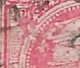 GREECE Unusual Red Spot Near The Circle On 1891-1896 Small Hermes Heads 20 L Red Imperforated Vl. 101 - Oblitérés