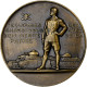 France, Médaille, Général Estienne, 1915, Bronze, Morlon, SPL - Altri & Non Classificati