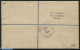 South Africa 1930 Registered Envelope 4d Blue, Uprated, R Nijlstroom, Sent To USA, Used Postal Stationary - Briefe U. Dokumente