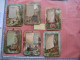 6 Cartes Chromos, 1886, Liebig Compagnie Complete Set  Tischkarten, Cartes De Table Nr 3 : Leisure Pursuits I  - VG - Liebig