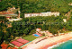 72730586 Lloret De Mar Hotel Santa Marta Tennisplatz Strand Fliegeraufnahme  - Sonstige & Ohne Zuordnung