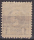 GREECE Partial Watermark In 1891-96 Small Hermes Head 1 L Chocolate Athens Issue Perforated Vl. 107 C MH - Ungebraucht