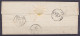 L. Du Curé De St-Léonard Affr. N°8 P62 Càd HUY /11 DEC 1852 (centre Décalé) Pour Négociant En Vins à BEAUNE France - [PD - 1851-1857 Medallions (6/8)