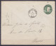 EP Enveloppe 10c Oval Vert Càd GRIVEGNEE /9 FEVR 1894 Pour ANVERS (au Dos: Càd Arrivée ANVERS) - Buste