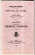 1881  Livret Arêtés Consernant Les Cimetières De La Ville De Paris Edit Charles De Mourgues Frères - 1801-1900