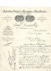 2 Courriers 1893-94 / 75009 PARIS / 08 GRANDPRE / Exploitation Phosphates De Chaux Fossiles DESAILLY - 1800 – 1899