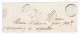 47 LOT ET GARONNE PRAYSSAS Env Vide TAD Type 22 Du 02/11/1858 Taxe 30 DT SUP - 1849-1876: Période Classique