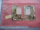2 Cartes Chromos, 1890, Liebig Compagnie  Tischkarten, Cartes De Table Nr 6 : Leisure Pursuits IV  - See Scans - Liebig
