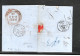 1868 , Red Postmark " WARSAWA " ,very  Clear And " P.38 "  ( = Postvertrag 38 ) From Prusse To France  #209 - ...-1860 Prefilatelia