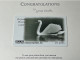 Mint USA UNITED STATES America Prepaid Telecard Phonecard, STS Swan, Set Of 1 Mint Card With Greeting Card - Autres & Non Classés