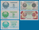 USBEKISTAN - UZBEKISTAN 5 Stück Banknoten 1992-94 UNC (18190 - Otros – Asia