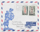 E.A. 50C TLEMCEN MIXTE ALGERIE 25C LETTRE AVION MEC TLEMCEN  RP 3.11.1962 - Covers & Documents