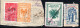 3223. 4 INTERESTING OLD REVENUES LOT, 40q. CREASED. - Albanie