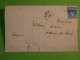 DO16 FRANCE LETTRE 1864 COMMERCY A ST AUBIN  +  N°22 +AFF. INTERESSANT+ +++++ - 1849-1876: Période Classique