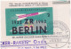 SUGAR ROCKET V-1 Flying Bomb Sent To Berlin Army Weapons, SIGNED By Gerhard Zucker Rocket Scientist, Perfin Stamp Cover - Lettres & Documents