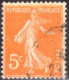 Delcampe - France N° 130-137-138-140-158-189-190 - 1906-38 Säerin, Untergrund Glatt