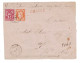 04 HAUTES ALPES VALLOUISE Devant De VD 500 Frs TAD Type 18 (rare) Du 23/10/1878 Sur N° 38 Et 71 (def) TTB - 1877-1920: Semi Modern Period