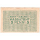 Estonie, 5 Penni, 1919-1920, Undated (1919), KM:39a, SUP+ - Estonia