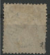 N° 25E 5ct Sur 5ct Jaune Verdâtre, Surcharge Espacée De 2.5mm, Cachet à Date CUSTOM - Used Stamps