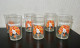 6 ANCIENS VERRES ORANGINA - Verre & Cristal