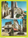 06 VIEIL ANTIBES En 4 Vues N°1163 Rue St Esprit Remparts Eglise Rue De L'Hôtel De Ville Fontaine VOIR Flamme En 1963 - Antibes - Old Town