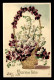 FANTAISIES - MUGUET ET VIOLETTES - CARTE GAUFREE - Fleurs