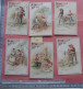 6 Cartes Chromos, 1894, Liebig Compagnie Complete Set  Tischkarten, Cartes De Table Nr 10 - Boy And Girl In The Country - Liebig