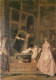 Art - Peinture - Antoine Watteau - L'Enseigne De Gersaint (détail). 1720 - The Signtward Of Gersaint (detail) - CPM - Vo - Malerei & Gemälde