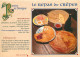 Recettes De Cuisine - Repas De Crêpes - Carte Neuve - Gastronomie - CPM - Voir Scans Recto-Verso - Recipes (cooking)