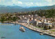 74 - Evian Les Bains - Vue Aérienne - Face Aux Quais Arrivée Au Port Du Bateau La Suisse - La Dent D'Oche - CPM - Voir S - Evian-les-Bains