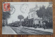 CPA (71) Rare,originale Sennecey-le-Grand, La Gare, Entrée Du Train Belle Animation Voyageurs Bagages éd Gaillard-Fèbvre - Other & Unclassified