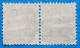 Zu 100B / Mi 94C / YT112 11½/11 Paire Retouches Obl. REBSTEIN 19.9.08 SBK 280 + CHF Voir Description + 2 Images - Used Stamps