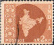 Inde Poste Obl Yv:  71/81 Carte De L'Inde (cachet Rond) - Usati