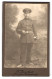 Fotografie E. Leuchert, Prenzlau, Junger Soldat In Uniform Mit Portepee  - Anonieme Personen