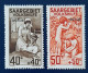 Sarre Série 122 à 123 Neufs *, Traces De Charnières, Voir Scan. - Unused Stamps