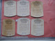 6 Cartes Chromos, 1896, Liebig Compagnie Complete Set  Tischkarten, Cartes De Table Nr 12 - Various Scenes IV - Liebig