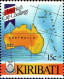 Kiribati Poste N** Yv:163/165 Coupe De L'America - Kiribati (1979-...)