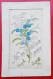 Carte Fantaisie Brodee  Ne M'oubliez Pas   Myosotis - Embroidered