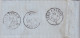 LETTRE. 24 SEPT 56. Montrichard . LOIR ET CHER. ORIGINE RURALE OR = St GEORGES. POUR LOCHES - 1849-1876: Période Classique
