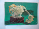 CHINA  POSTCARDS  VASE WHITH A CHAIN  NATURAL GREEN LADE - Chine