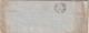 LETTRE. 22 SEPT 63. ORBEC EN AUGE. CALVADOS. TAXE TAMPON 30. POUR GLOS LA SERRIERE, FERTE FRESNEL - 1849-1876: Période Classique