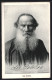 AK Leo Tolstoj, Portrait Des Dichtersd Mit Weissem Rauschebart  - Schrijvers