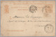 LUXEMBOURG - 1881 France AVRICOURT A PARIS Transit Bureau Ambulant - 10c Luxembourg Arms Postal Card - Prifix 40 - 1859-1880 Armoiries