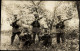 Germany Photo RPPC Postcard German Soldiers In Uniform, Hamlets, Rifles, WW-I , Posted 1915 - Guerre 1939-45